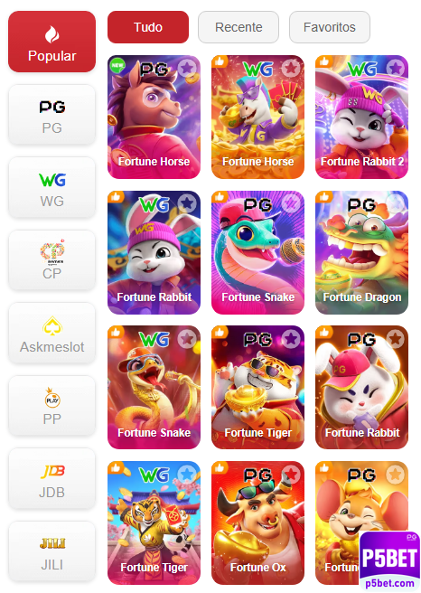 Experiência de Jogos p5bet.com