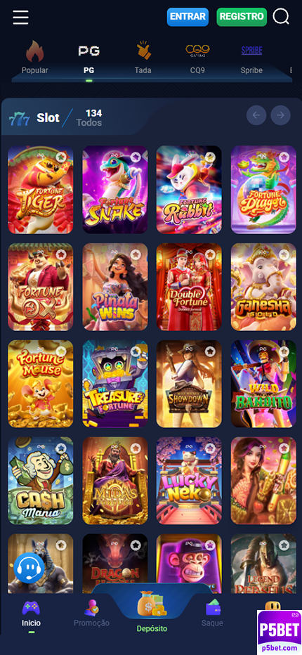 Prêmios Jogos p5bet.com